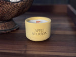 Apple Reserve 8 oz | Refillable Concrete Candle | Wooden Wick