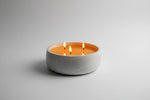 32 oz Concrete Bowl Candle | Luxury Statement Home Decor | Long Lasting Luxury 3-Wick Candle (170+ Hour Burn)
