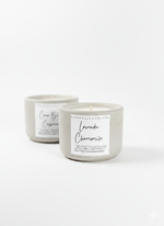 Lavender Chamomile – Relaxing Soy Candle in Handcrafted Concrete Vessel