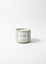Clean Cotton – Fresh Linen Soy Candle in Handcrafted Concrete Vessel