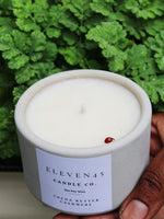 Cocoa Butter Cashmere – Hand-Poured Luxury Soy Candle in Reusable Concrete Vessel